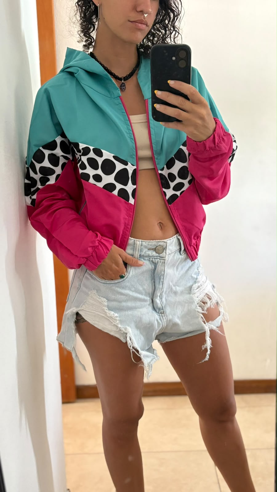 campera Gueparda corta